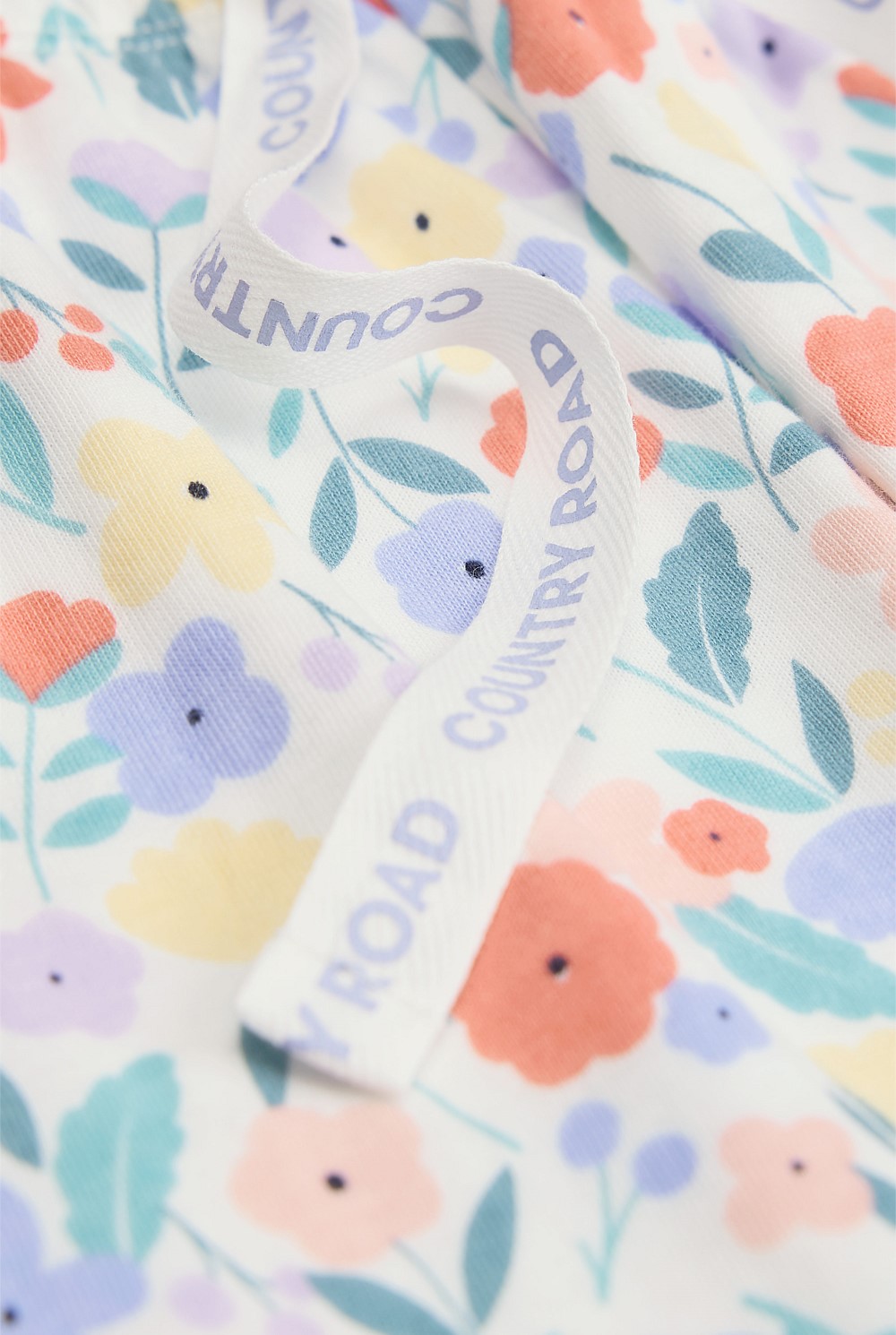 Australian Cotton Floral Frill Pyjama Set