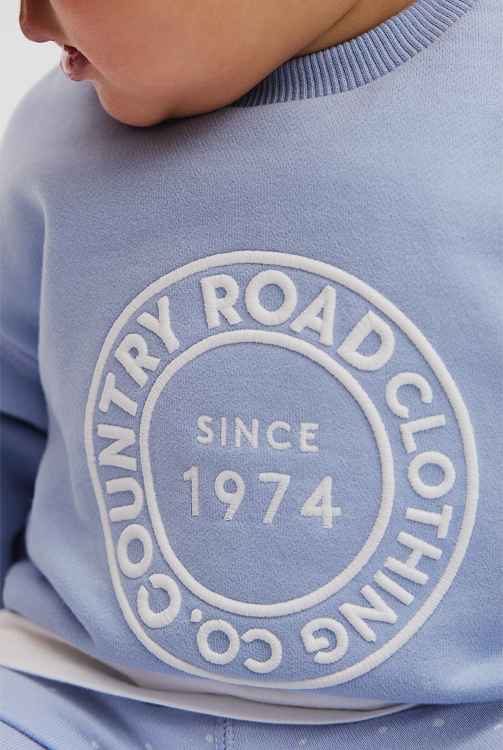 Australian Cotton Oversized Circle Logo Sweat