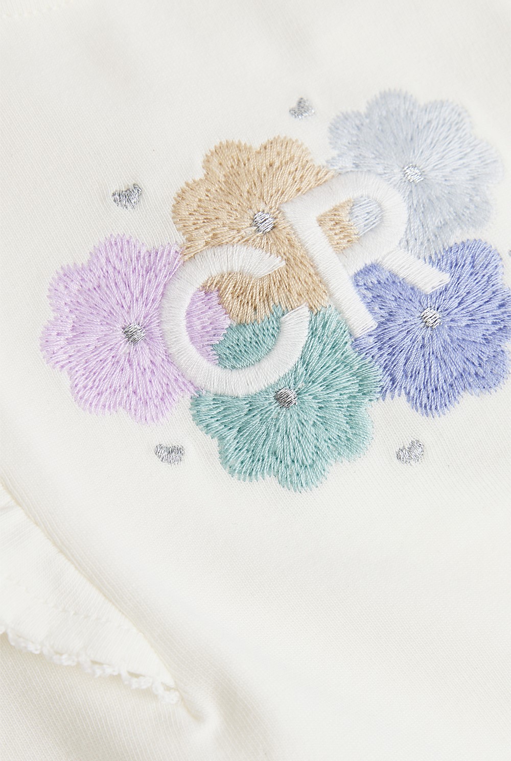 Organically Grown Cotton Frill Sleeve T-Shirt