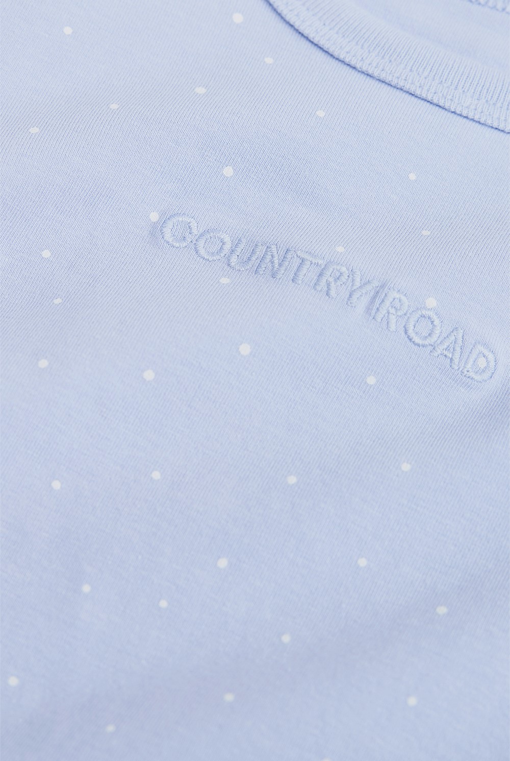 Frill Long Sleeve Logo Bodysuit