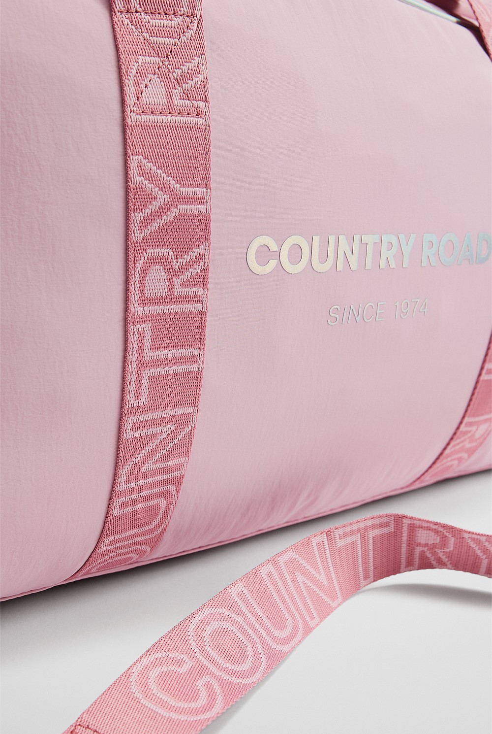 Recycled Nylon Logo Weekender