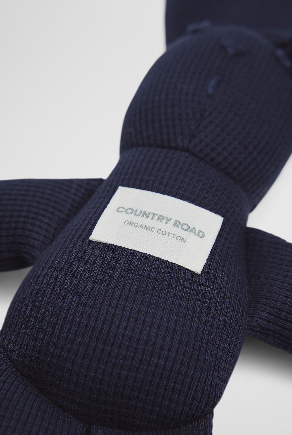 Organically Grown Cotton Waffle Bunny