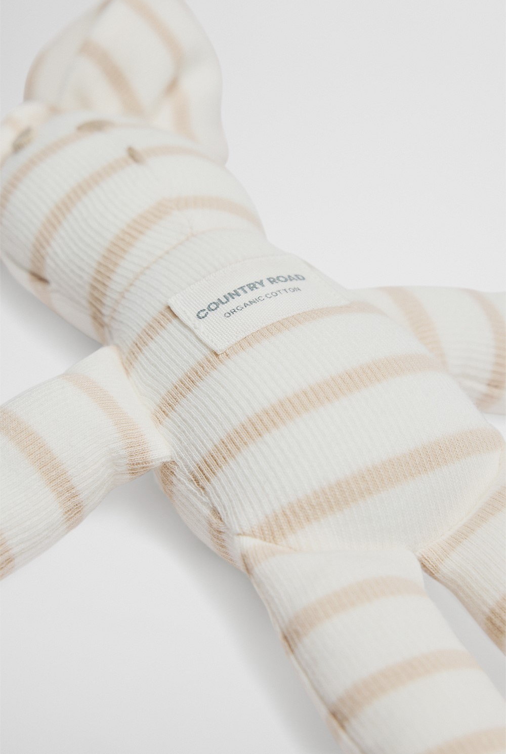 Organically Grown Cotton Stripe Rib Bunny