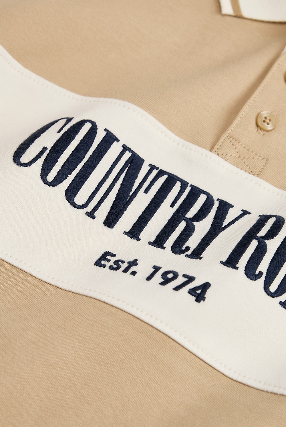 Organically Grown Cotton Stripe Rugby Top