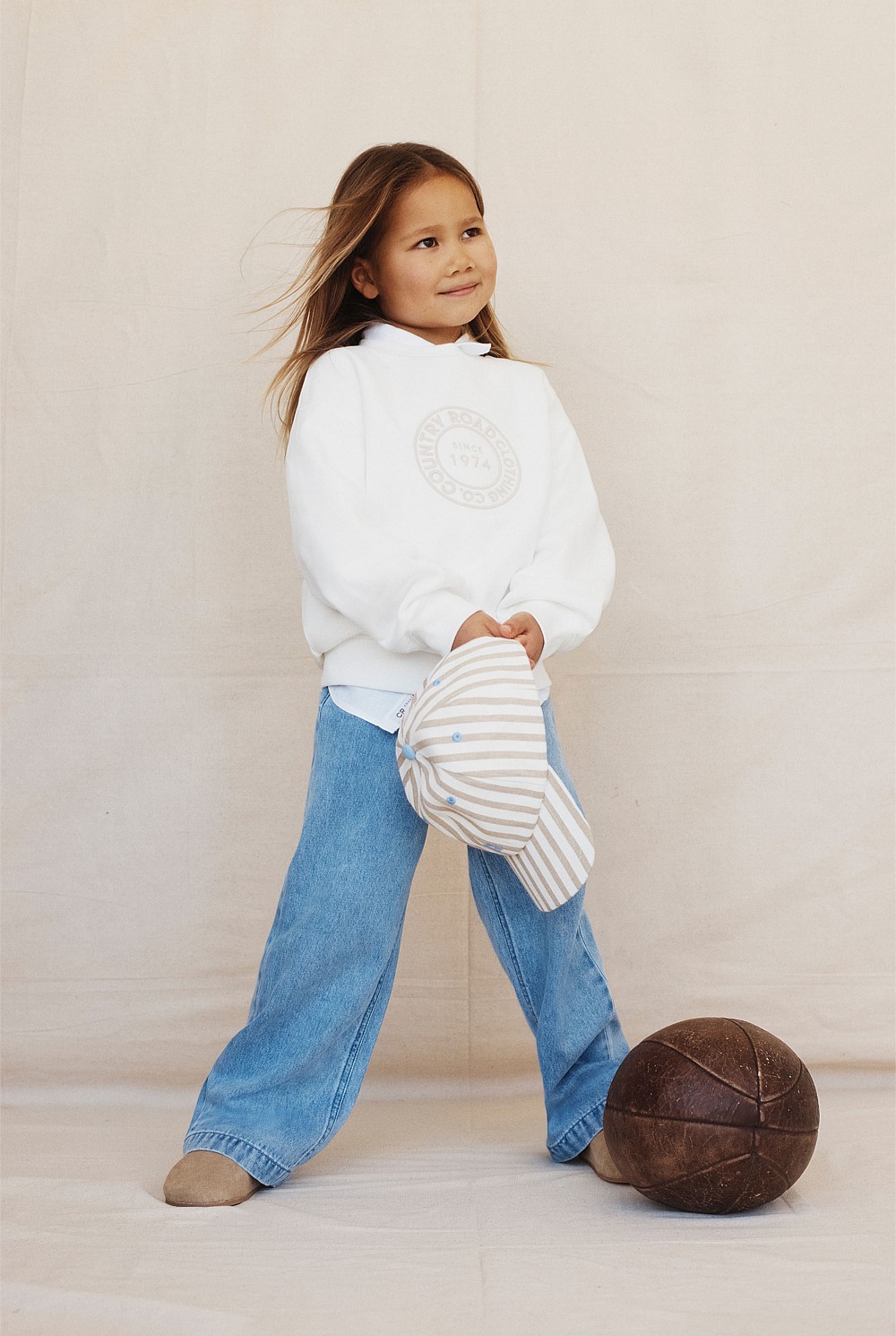 Australian Cotton Oversized Circle Logo Sweat