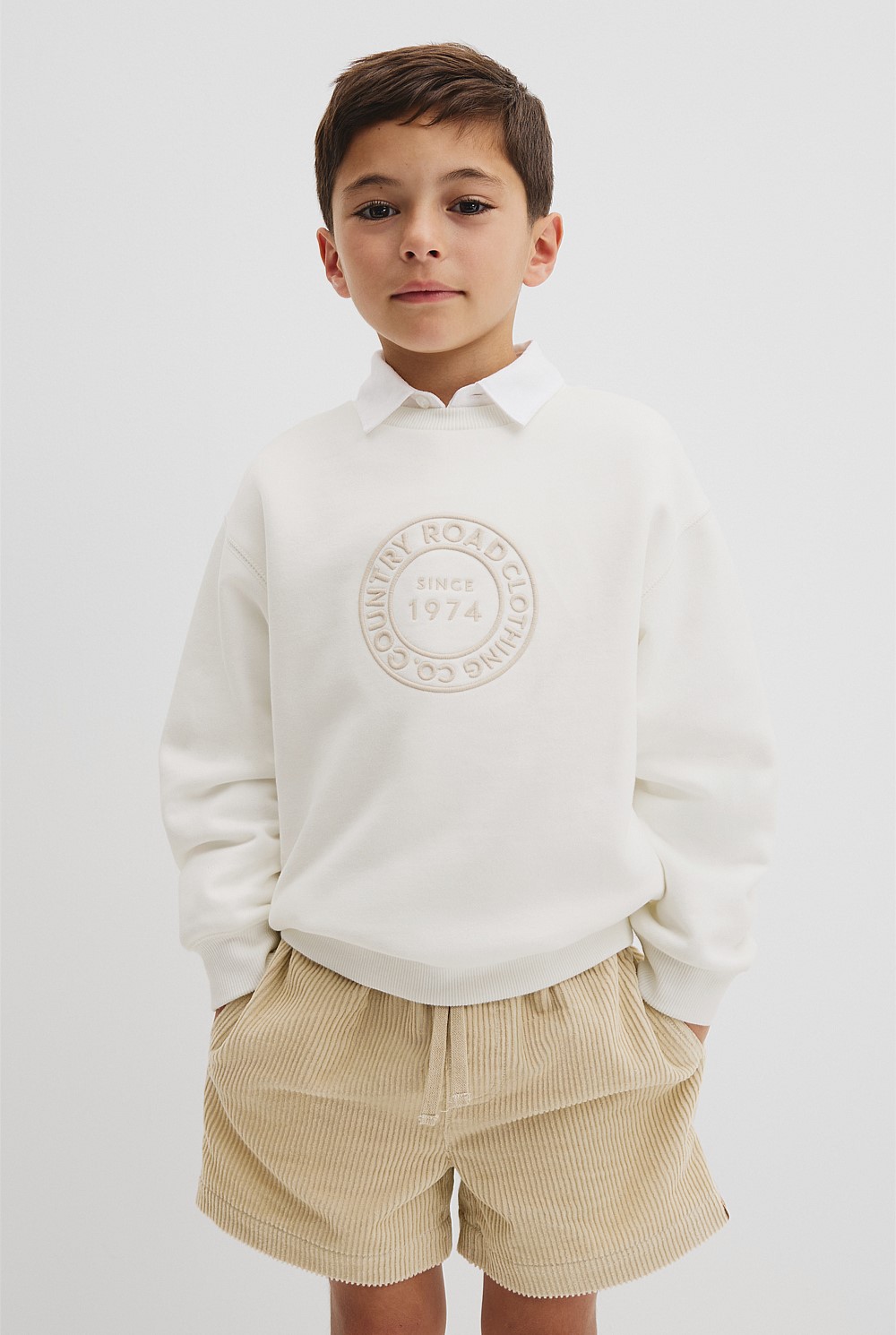 Australian Cotton Oversized Circle Logo Sweat