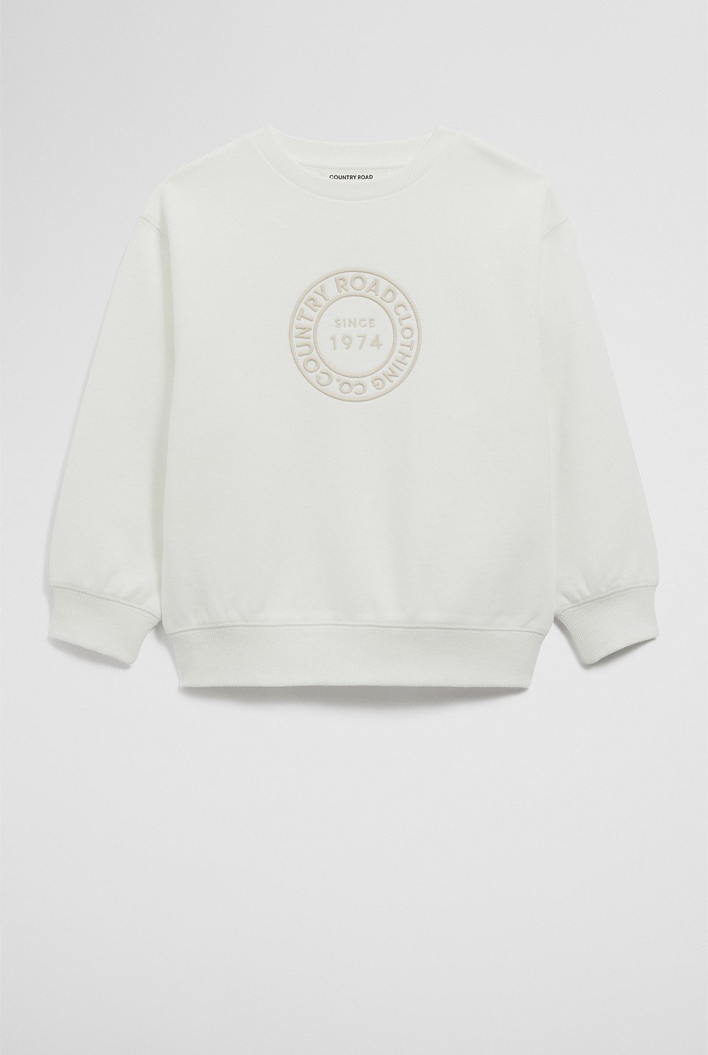 Australian Cotton Oversized Circle Logo Sweat