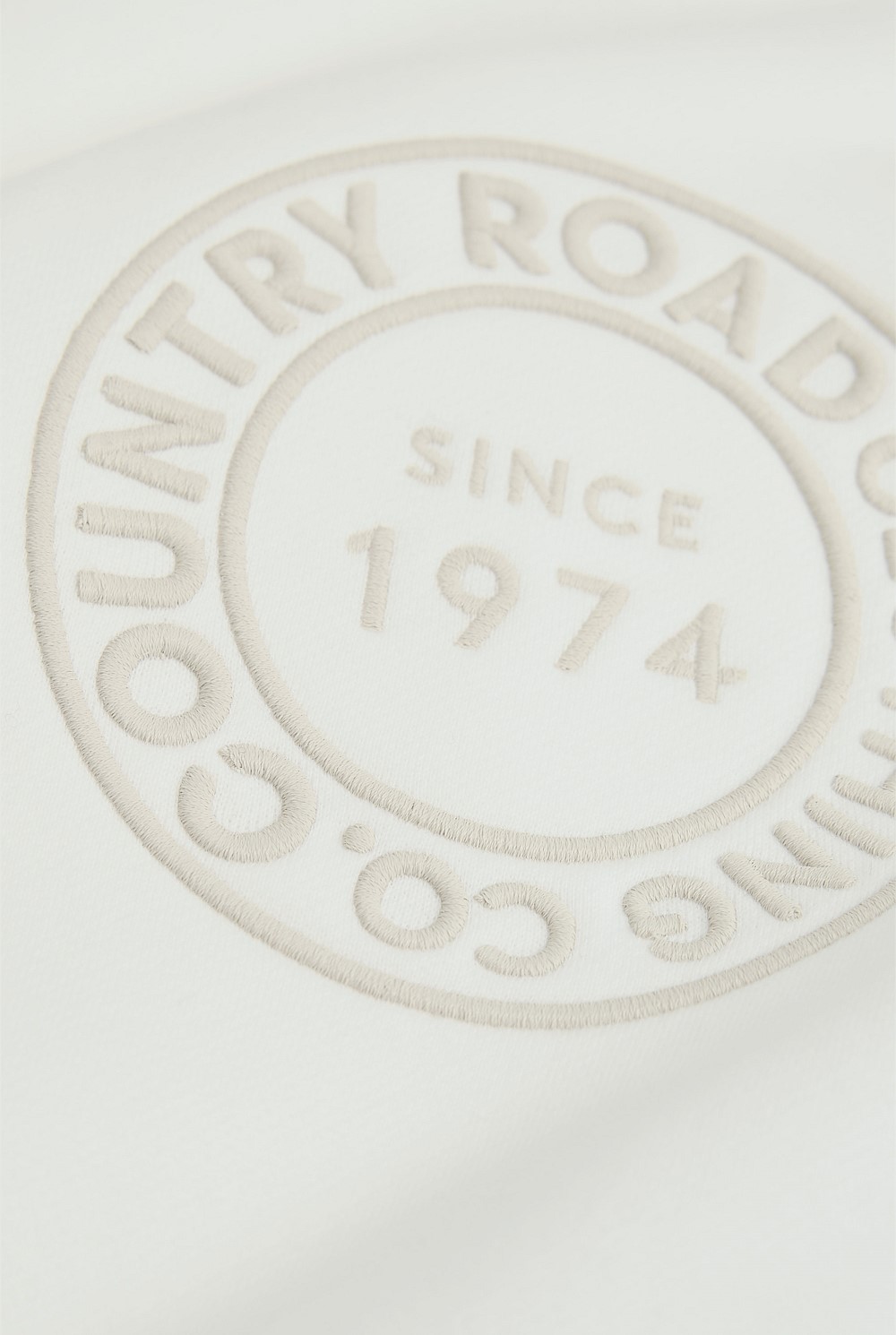 Australian Cotton Oversized Circle Logo Sweat