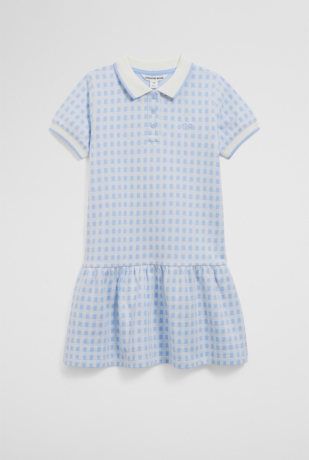 Organically Grown Cotton Polo T-Shirt Dress
