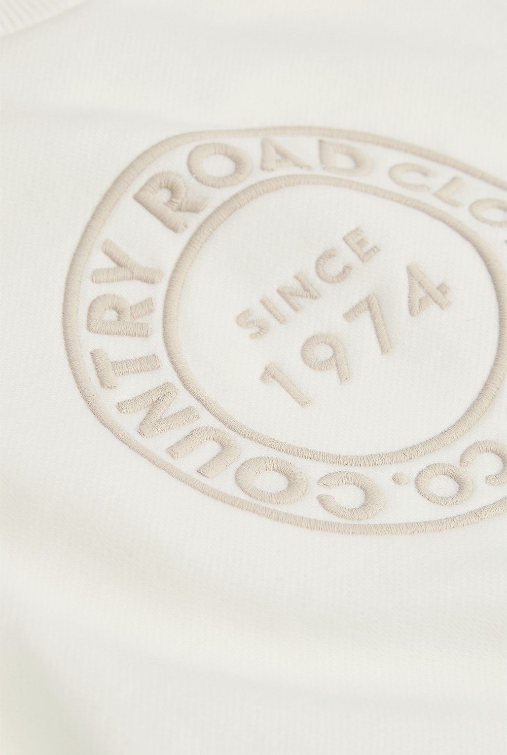 Australian Cotton Oversized Circle Logo Sweat