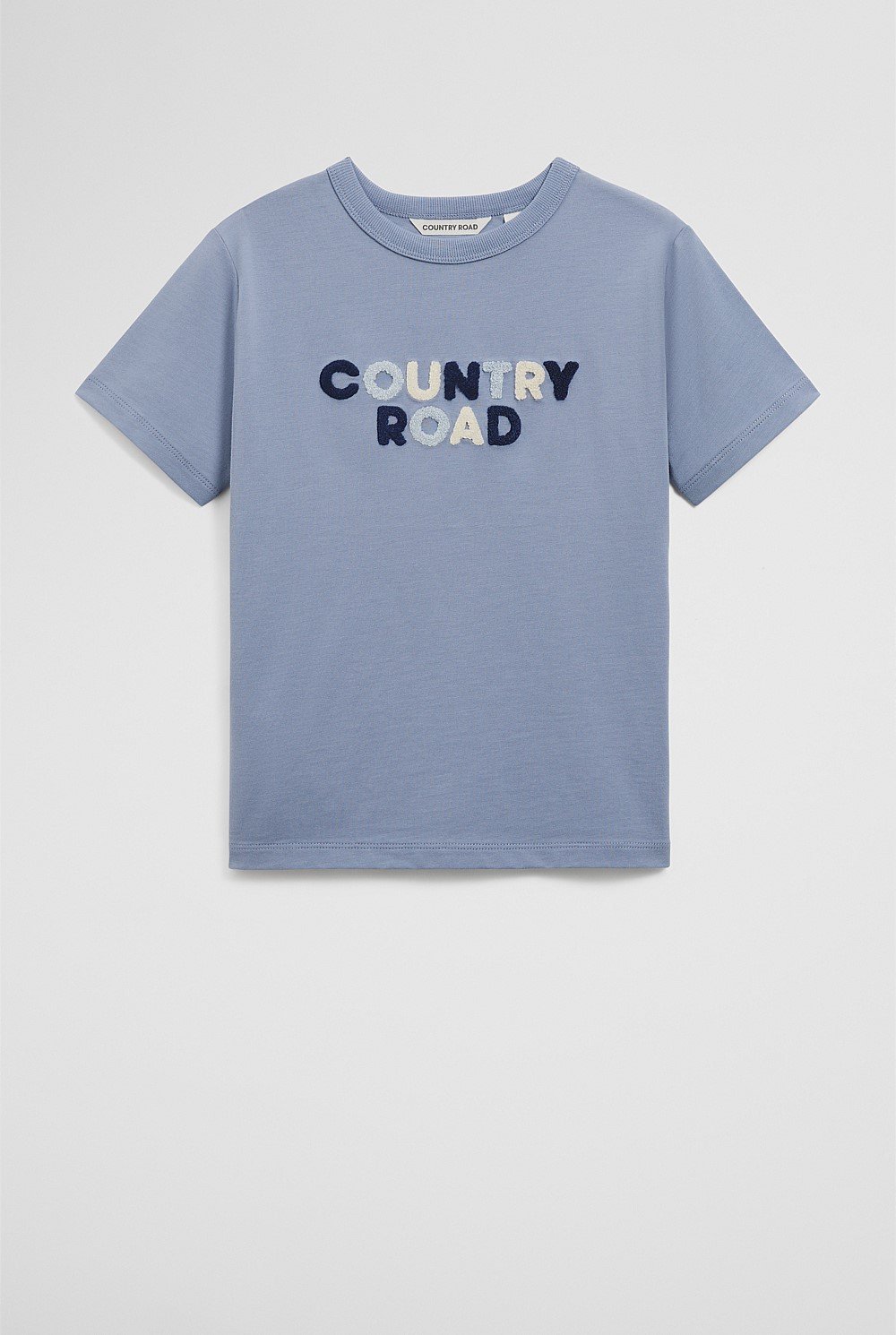 Organically Grown Cotton Boucle Logo T-Shirt