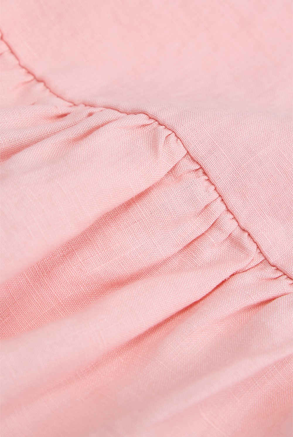 Organically Grown Linen Linen Ruffle Top