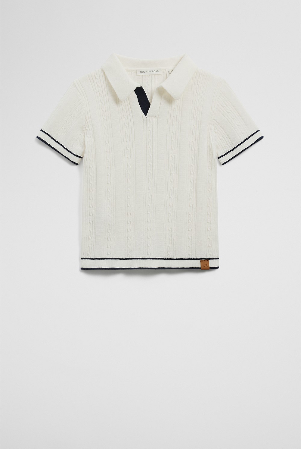 Organically Grown Cotton Knit Polo