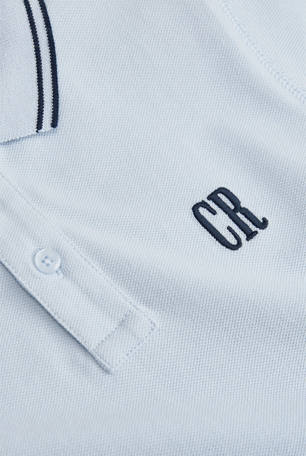 Organically Grown Cotton Logo Polo Shirt