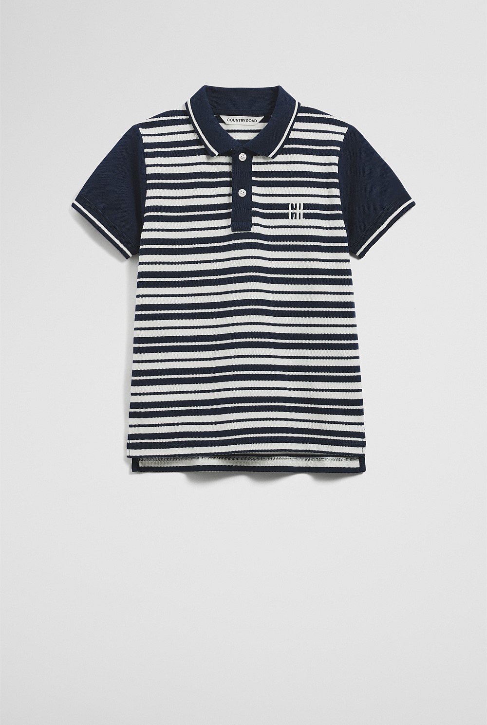 Organically Grown Cotton Country Road Logo Polo Shirt