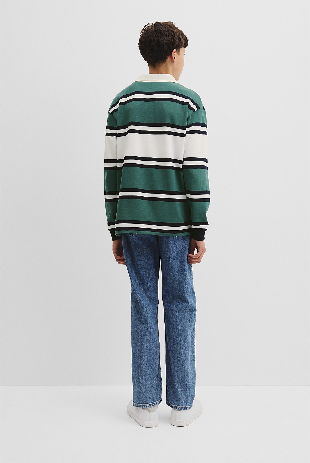 Teen Australian Cotton Panelled Rugby Shirt