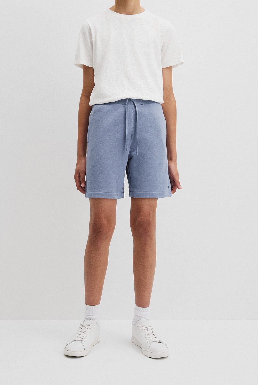 Teen Recycled Cotton Blend Logo Sweat Short