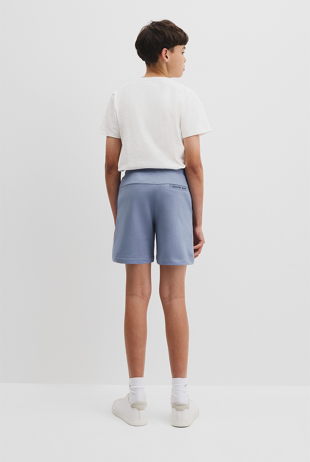 Teen Recycled Cotton Blend Logo Sweat Short