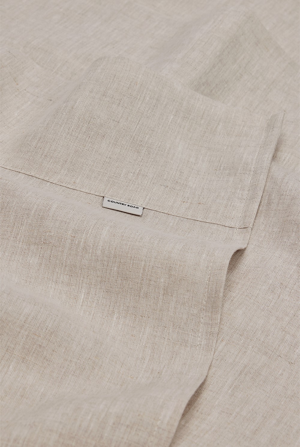 Skye Organically Grown Linen King Flat Sheet