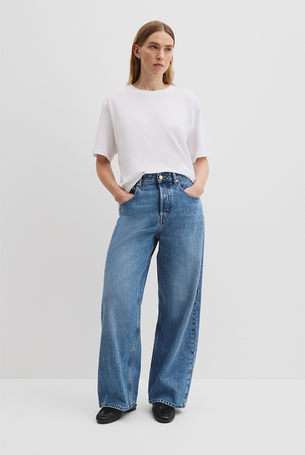 Australian Cotton Short Sleeve Relaxed T-Shirt