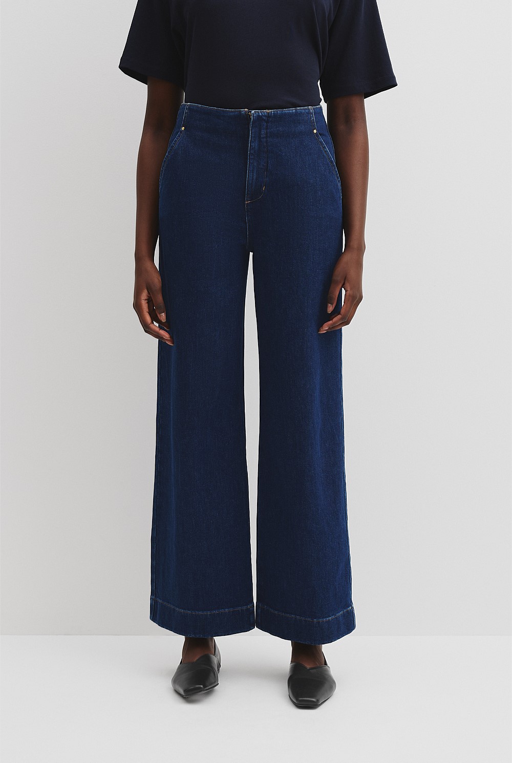 High Rise Long Leg Jean