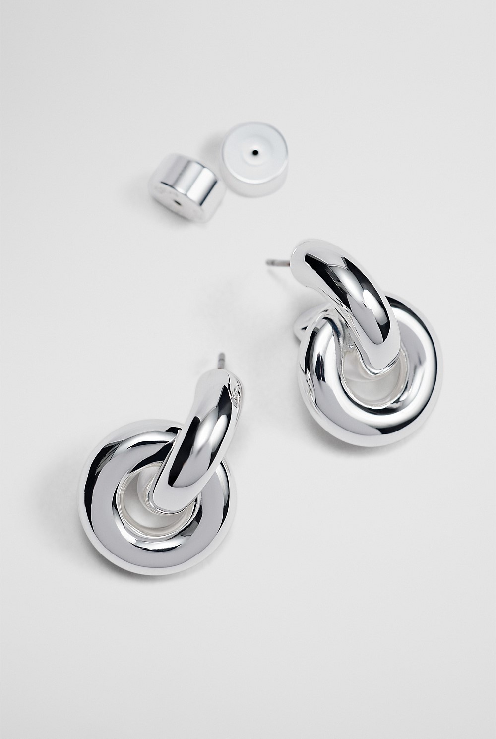 Chunky Hoop Stud Earring