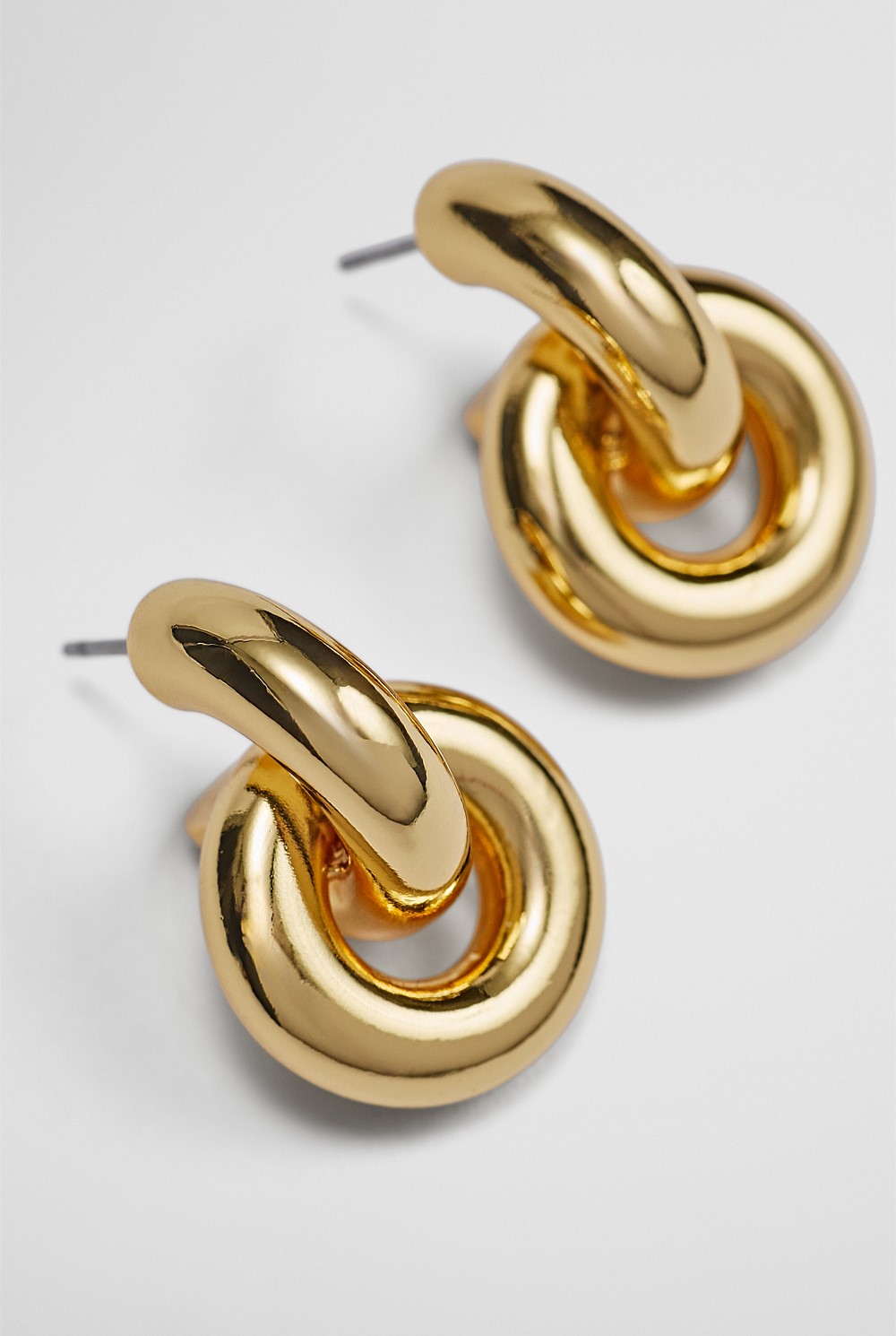 Chunky Hoop Stud Earring
