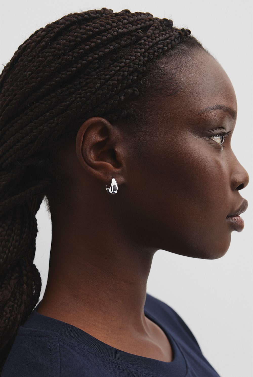 Small Bubble Hoop Earring