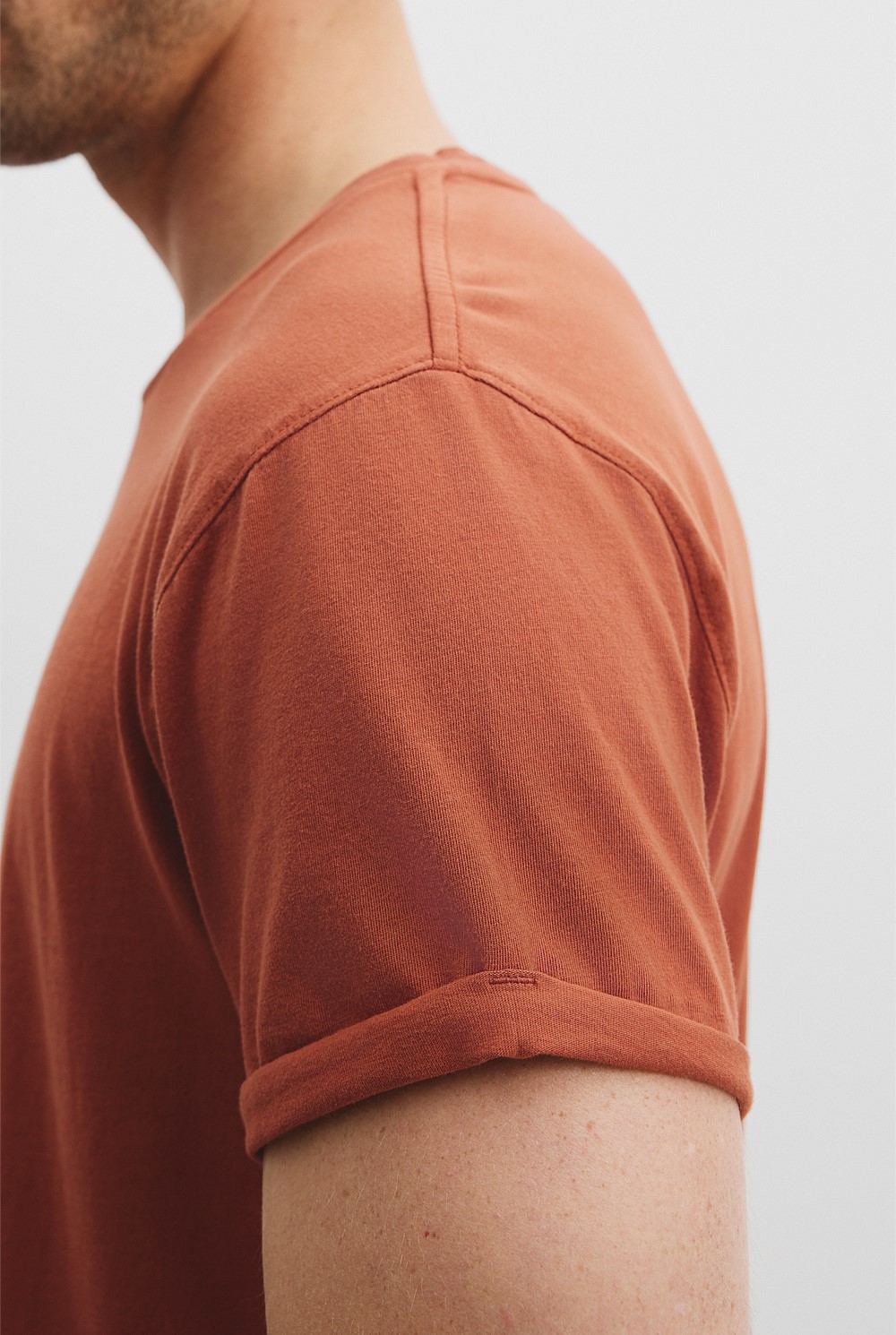 Australian Cotton Longline Garment Dye T-Shirt