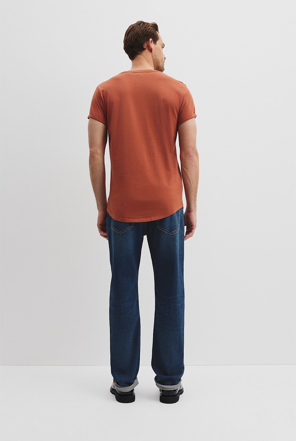 Australian Cotton Longline Garment Dye T-Shirt