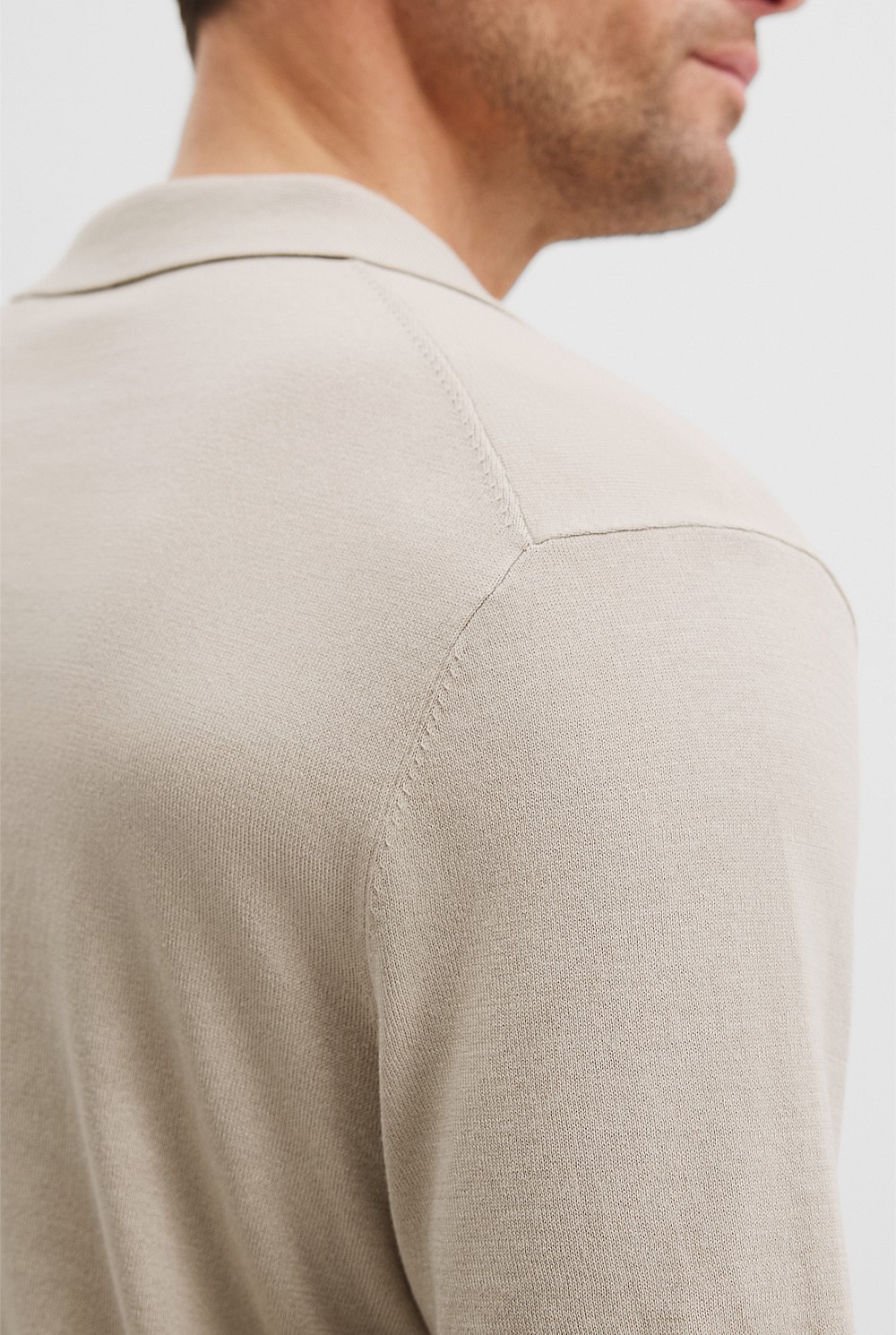 Australian Cotton Blend Silk Trophy Polo