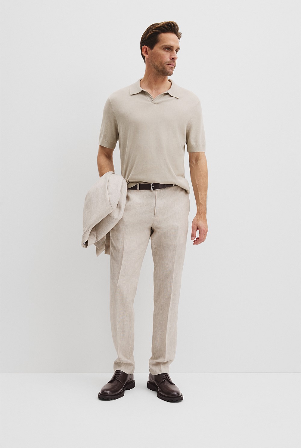 Australian Cotton Blend Silk Trophy Polo