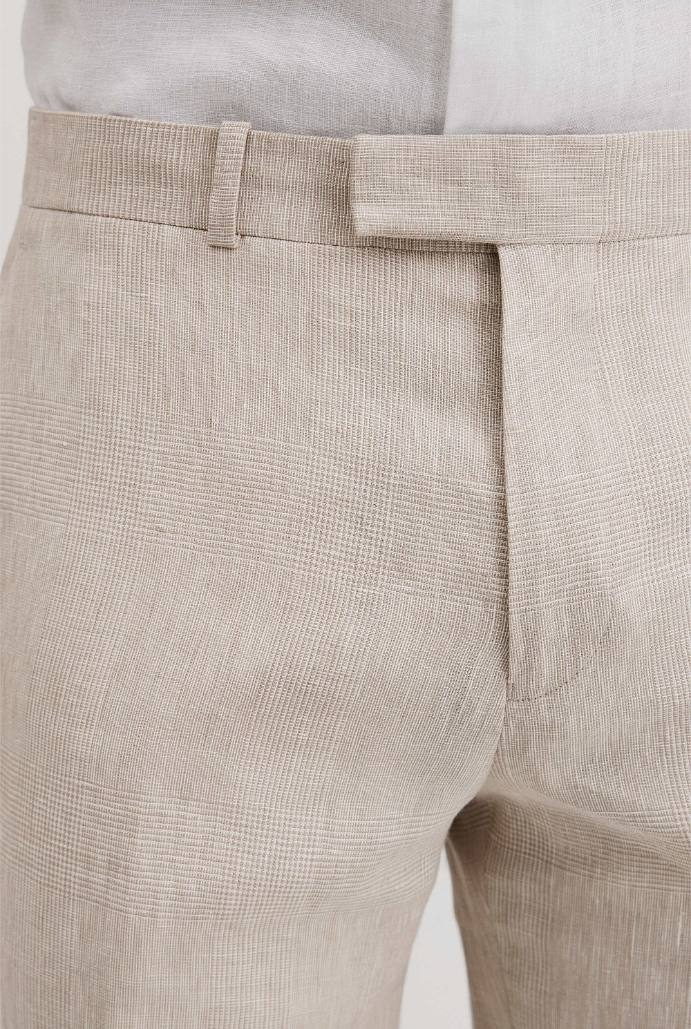 Linen Check Pant