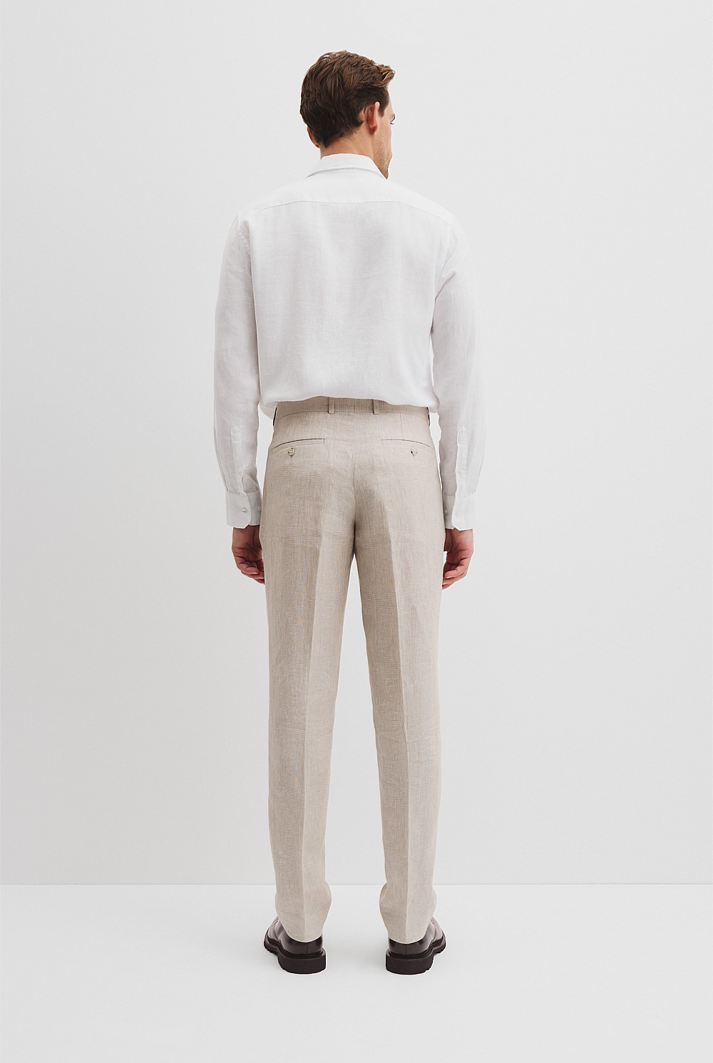 Linen Check Pant