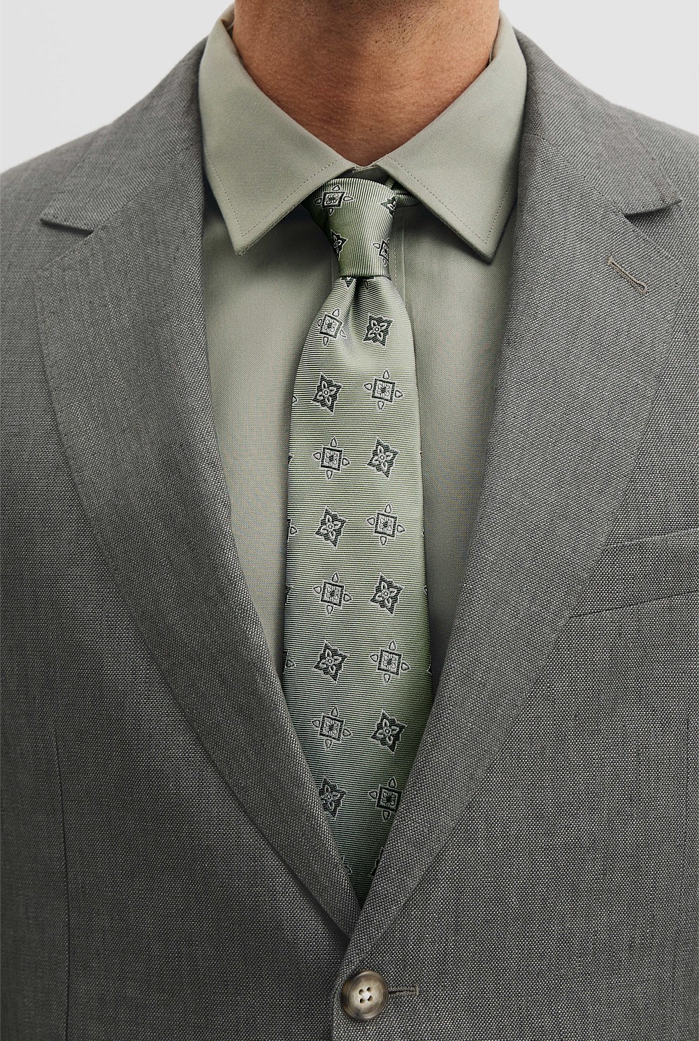 Silk Medallion Tie