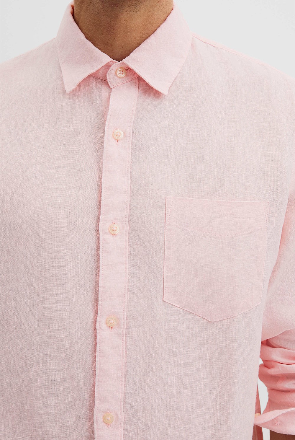 Regular Fit Organically Grown Linen Shirt