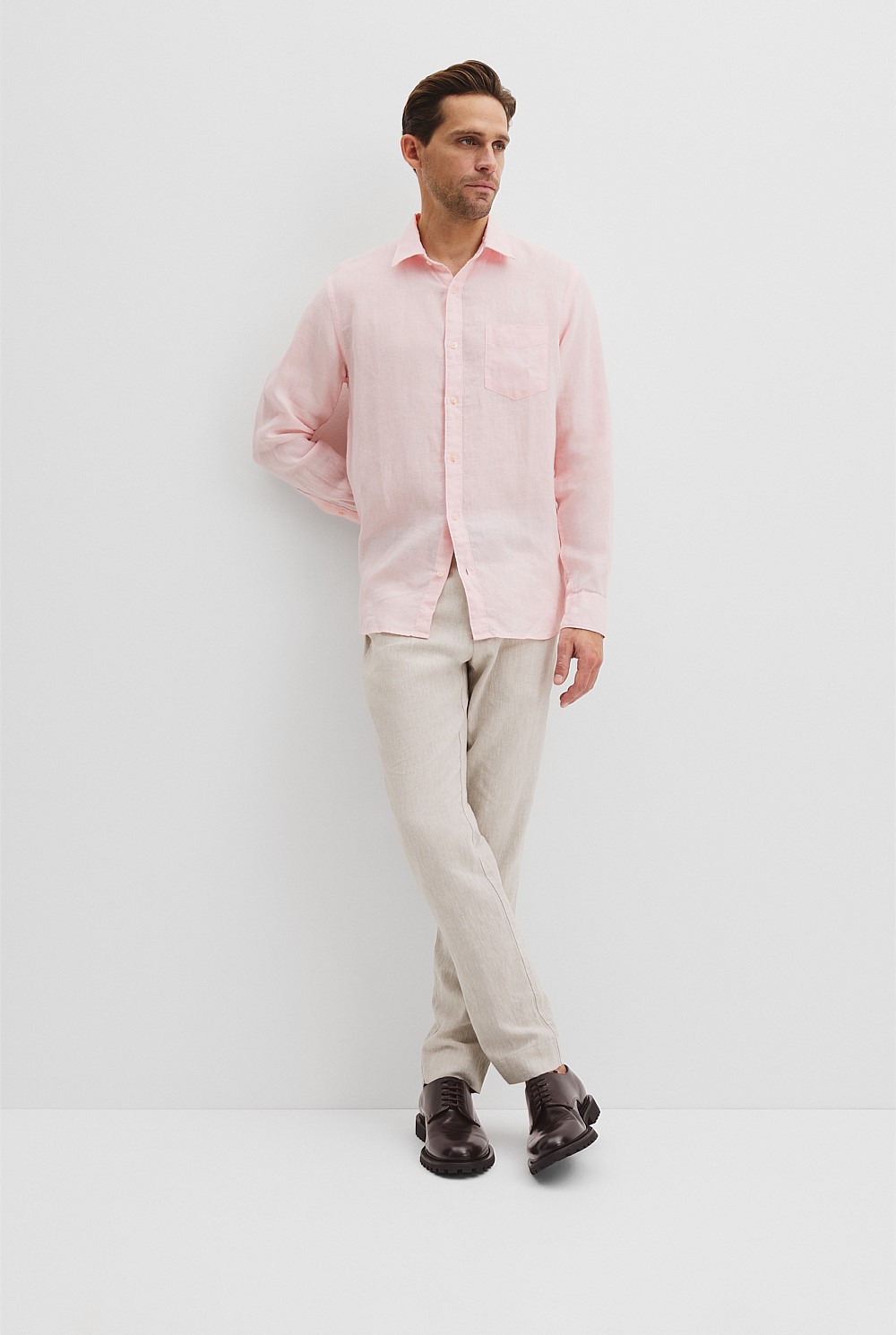 Regular Fit Organically Grown Linen Shirt