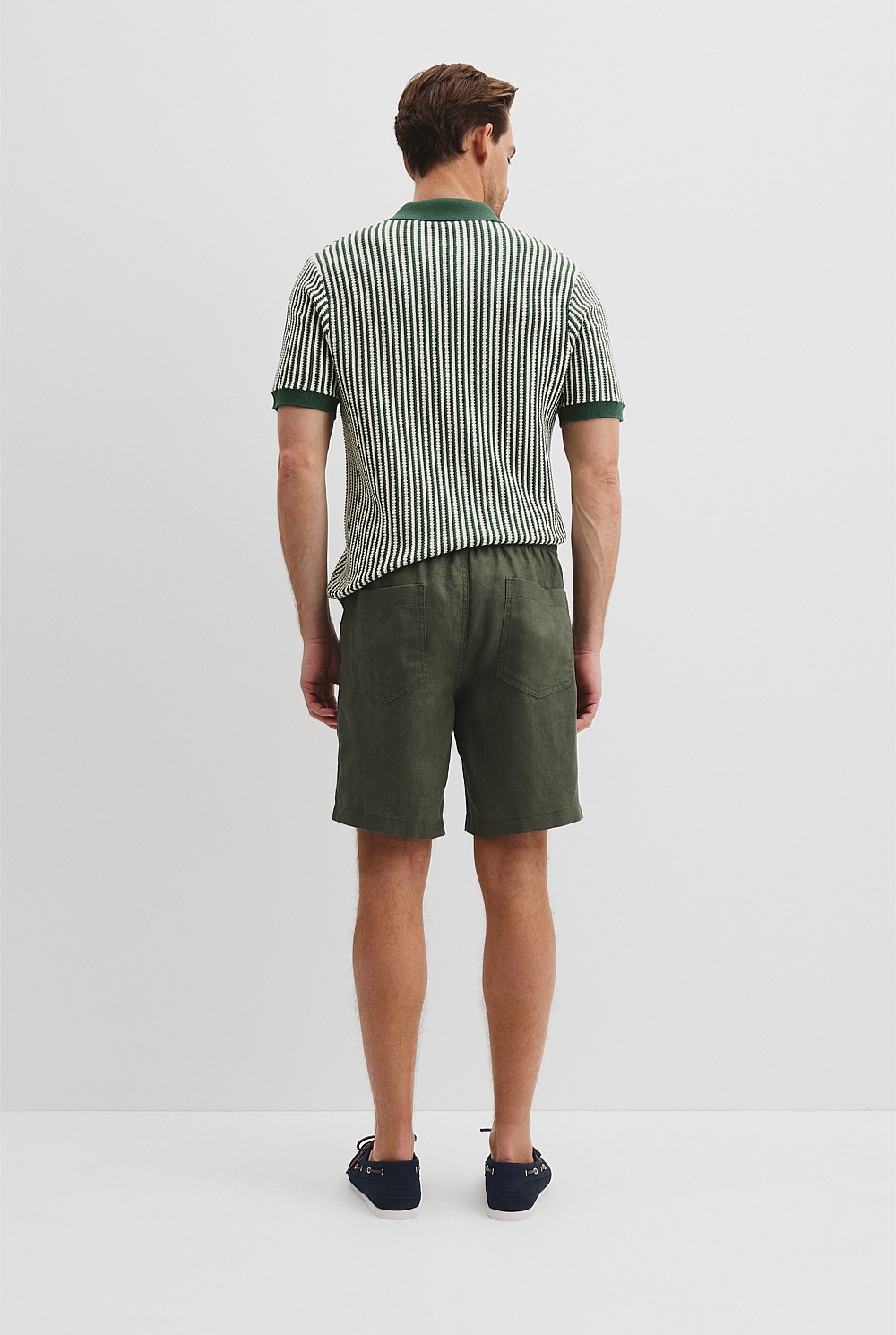 Organically Grown Linen Drawcord Short
