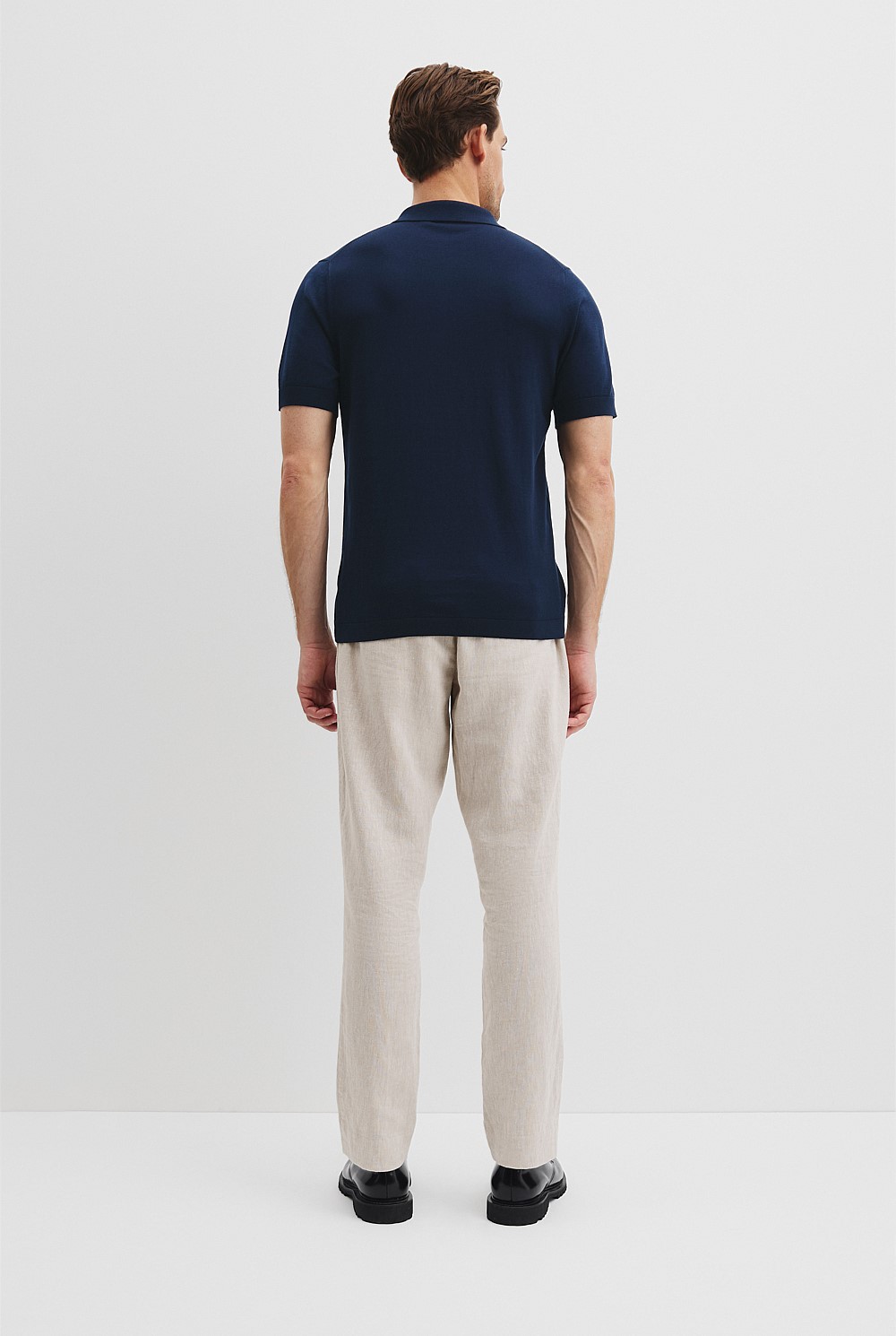 Australian Cotton Blend Silk Trophy Polo