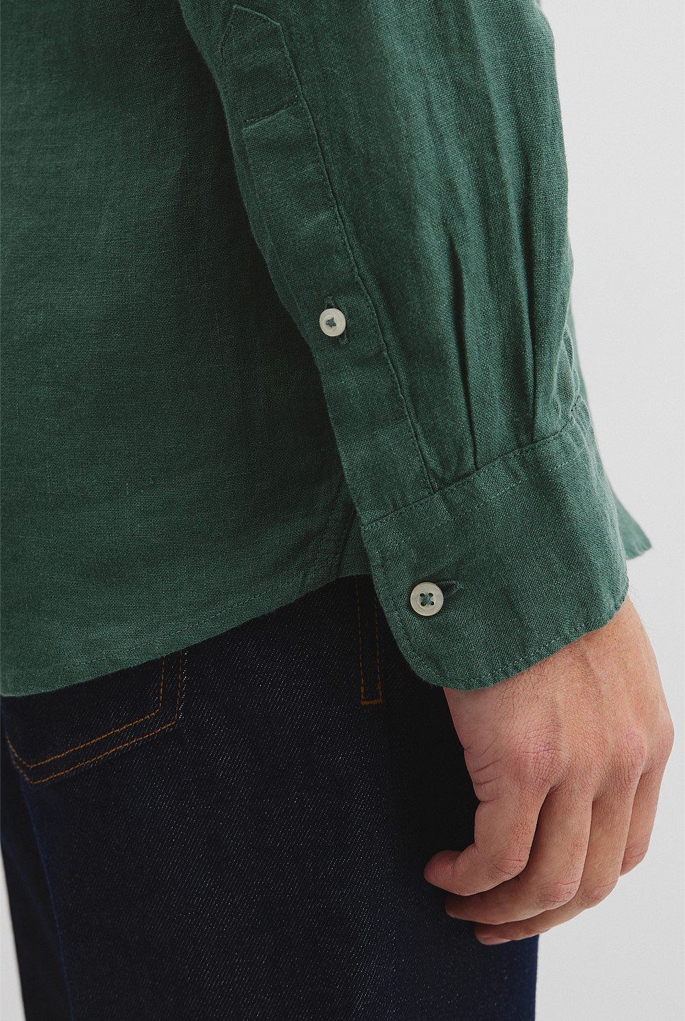 Regular Fit Organically Grown Linen Shirt