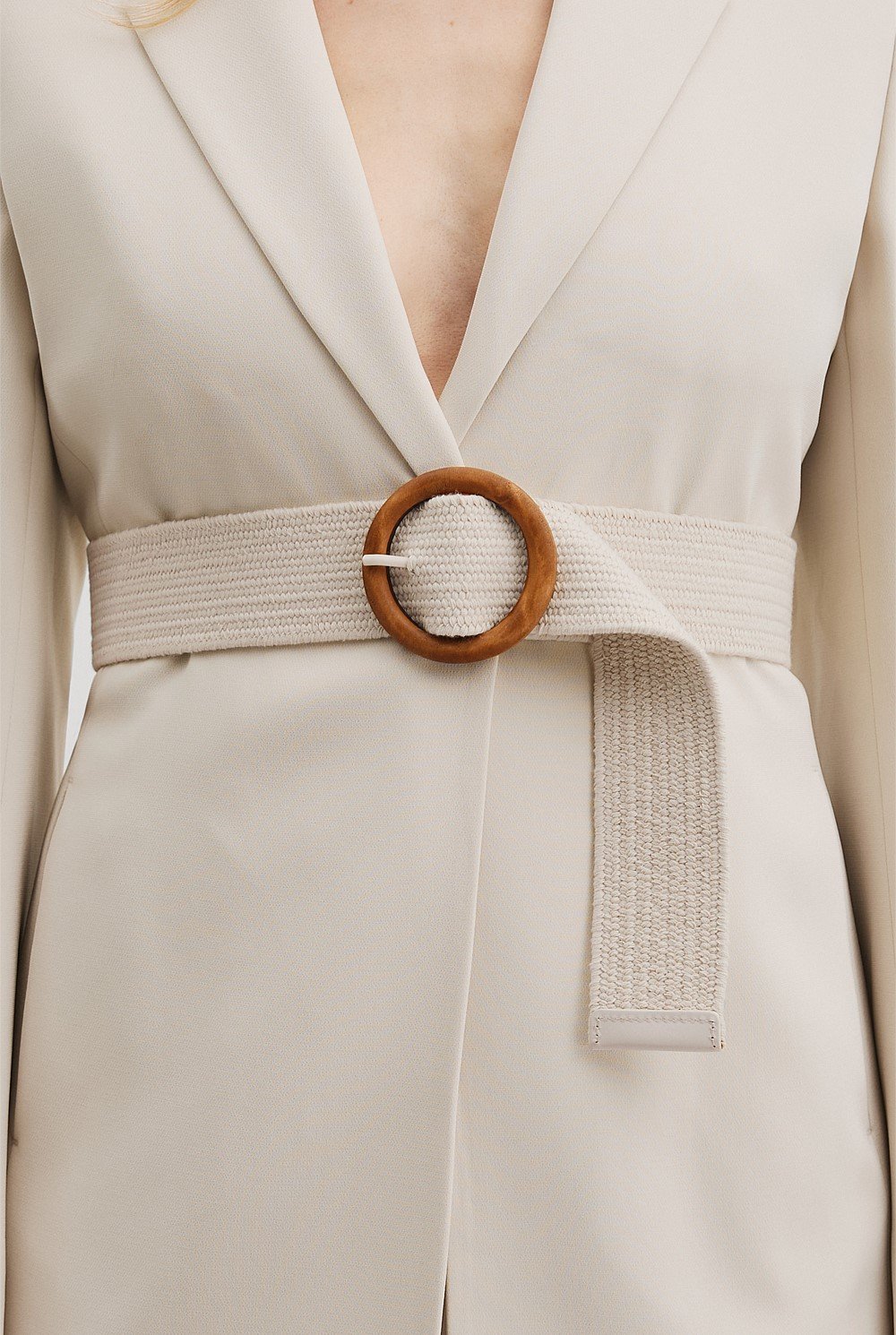 Recycled Polyester Woven Stretch Belt