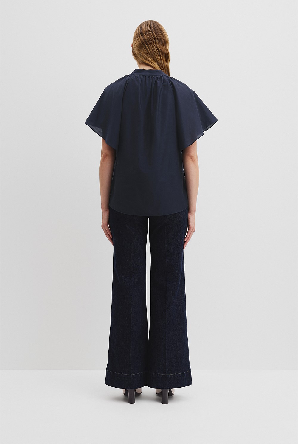 Flutter Sleeve Blouse