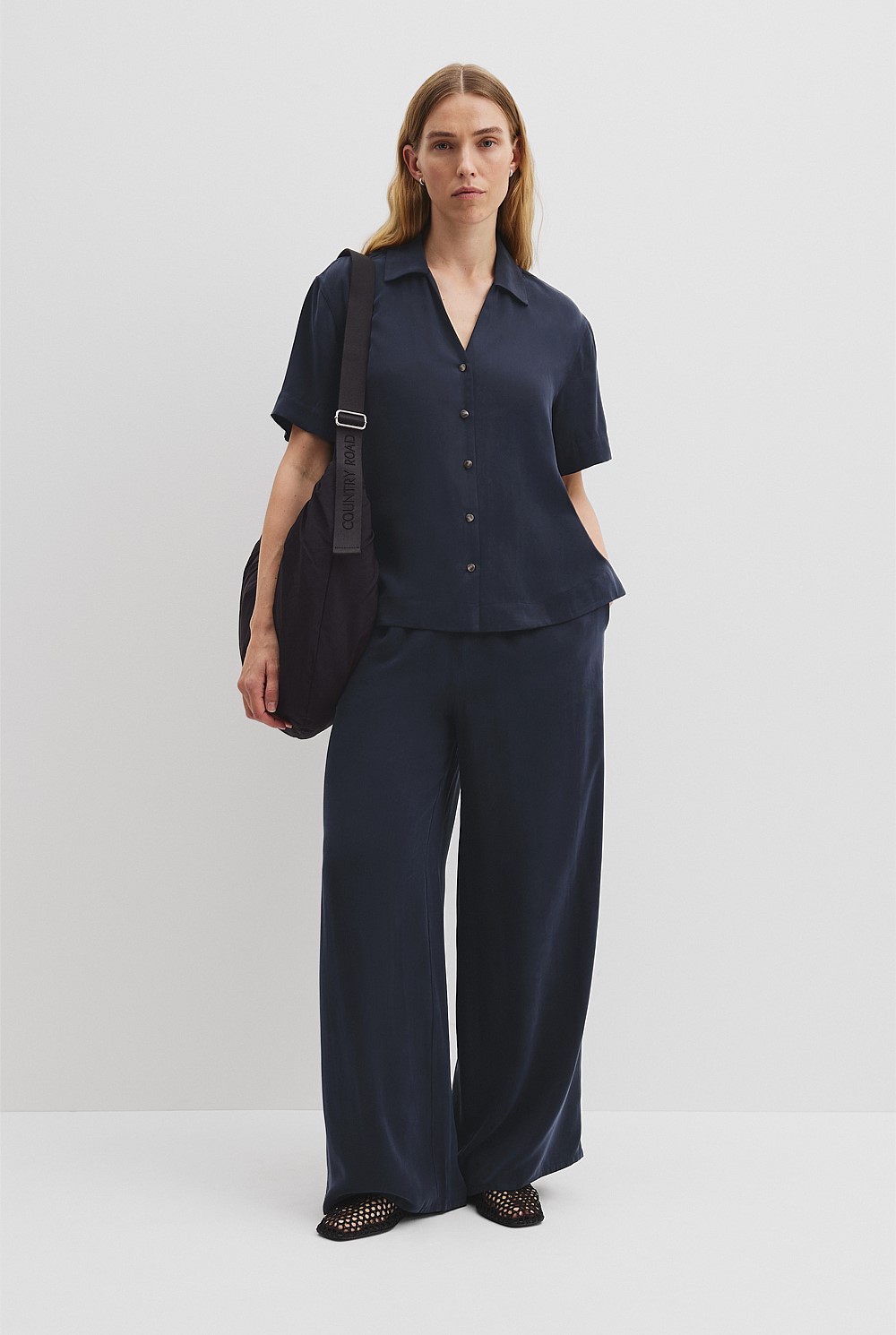 Short Sleeve Cupro Shirt