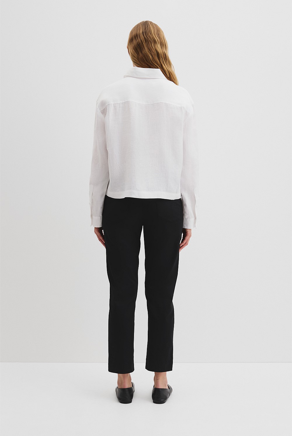 Organically Grown Linen Crop Shirt