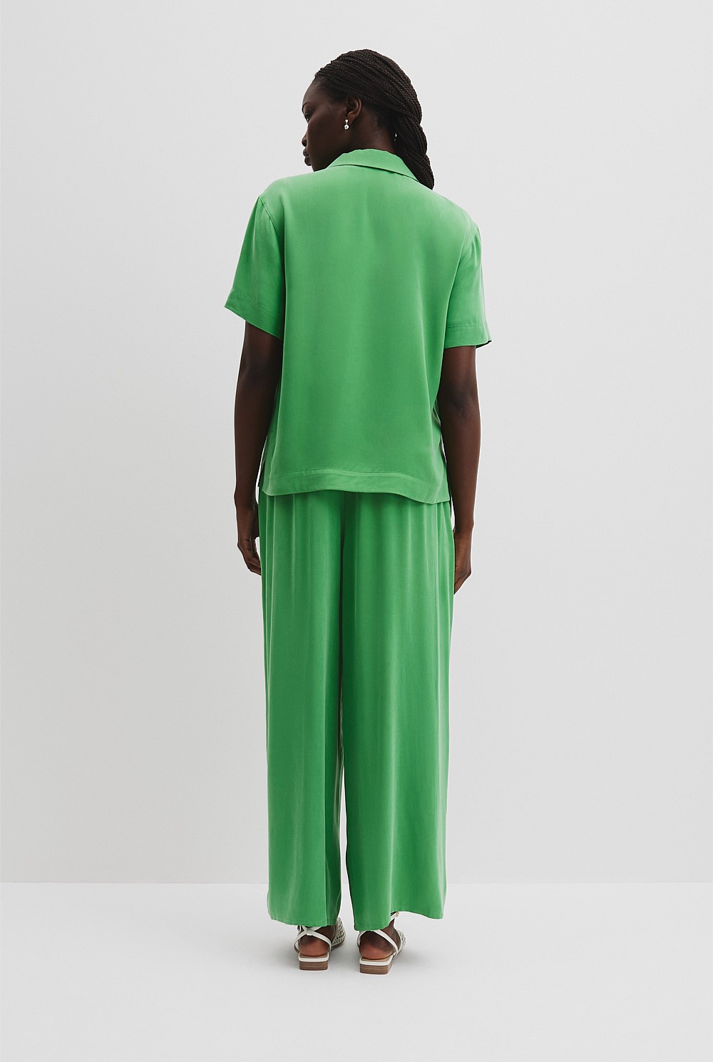 Short Sleeve Cupro Shirt