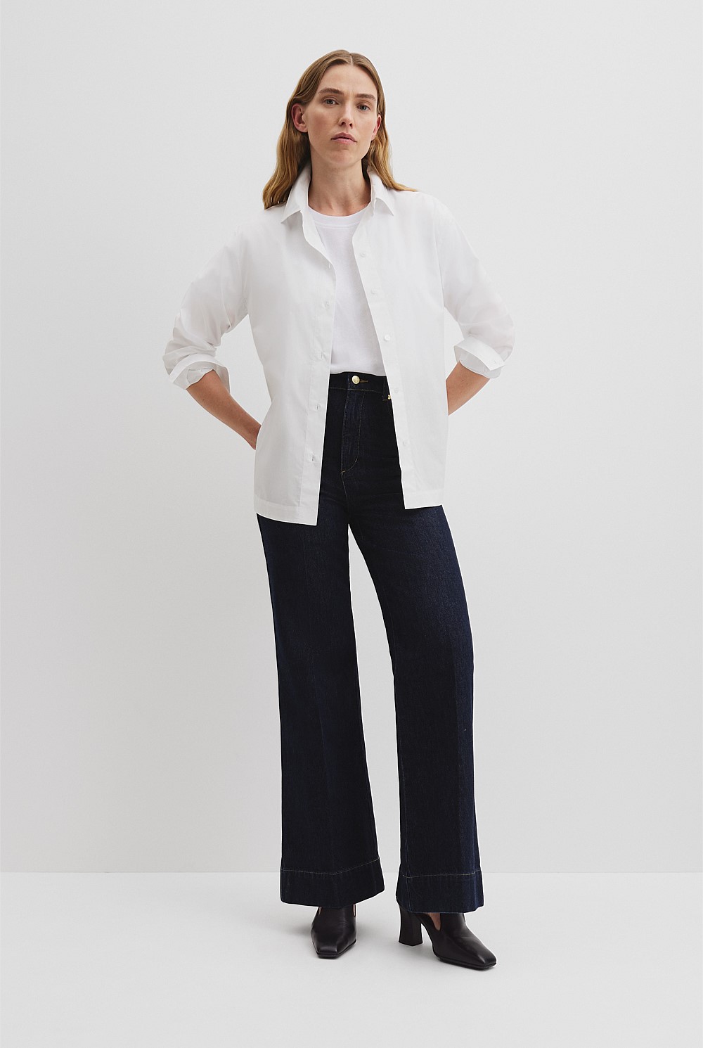 Organically Grown Cotton Poplin Shirt