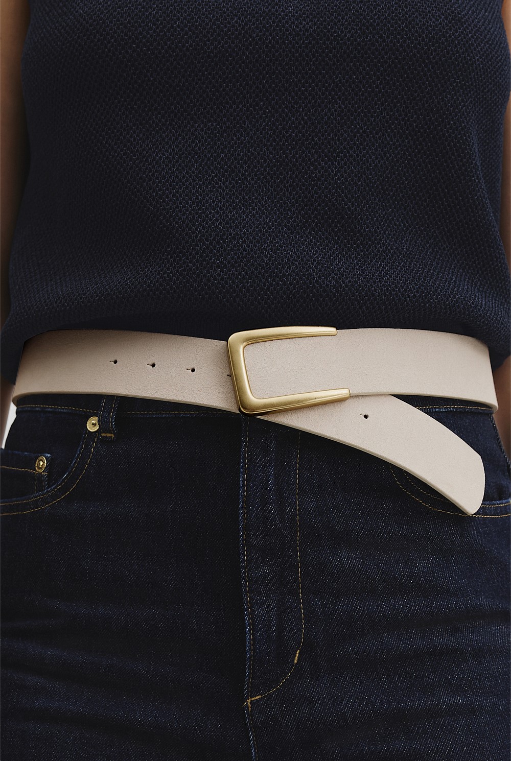 Leather Mid Belt