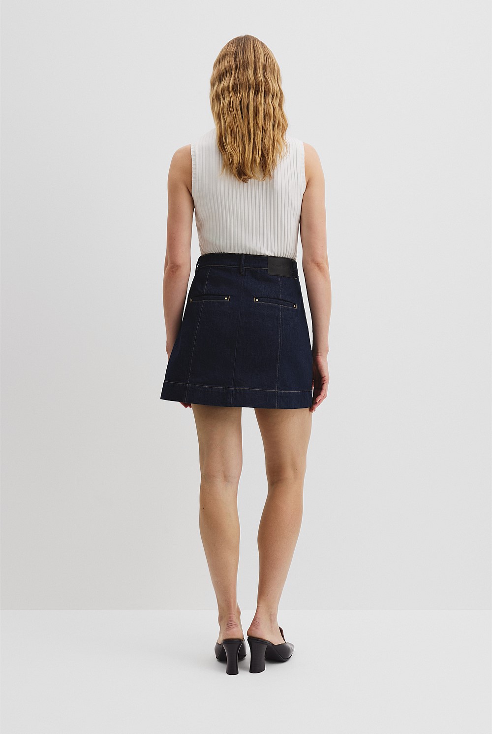 Denim Mini Skirt
