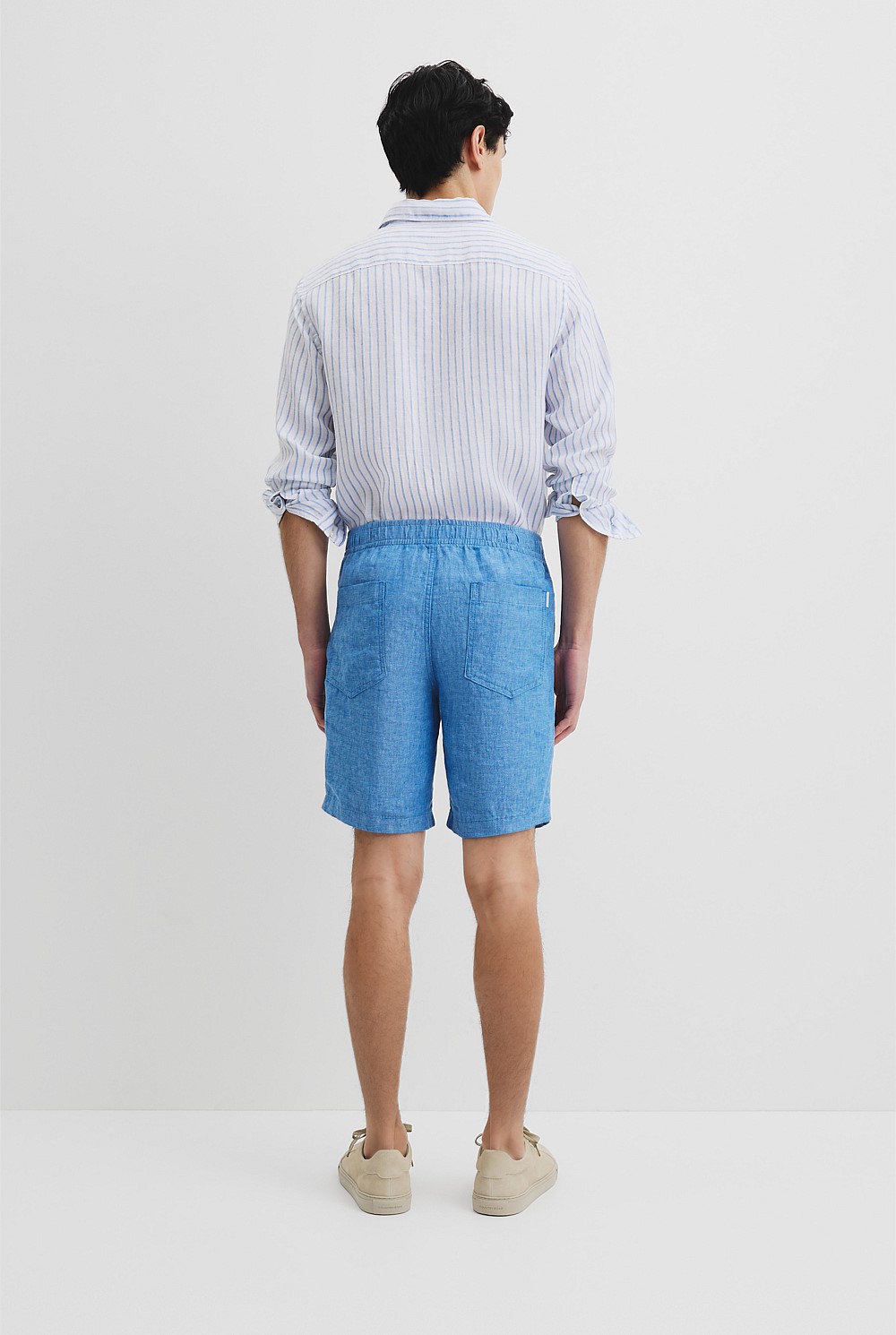 Organically Grown Linen Drawcord Short
