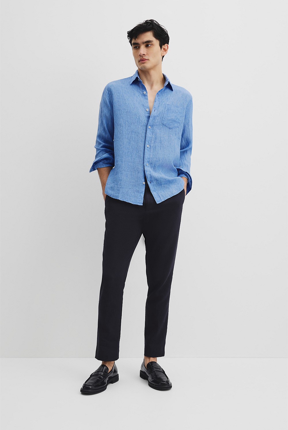 Regular Fit Organically Grown Linen Shirt